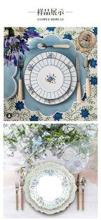 Custom Ceramic Dinner Plates: 120 MOQ, 35-Day Lead, On-Glazed | Wedding & Restaurant Tableware Sets