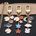 Custom Cute Backpack Keychain Charm – 3D Zinc Alloy with Your Logo