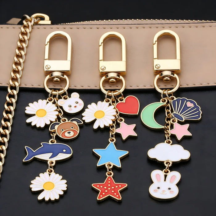 Custom Cute Backpack Keychain Charm – 3D Zinc Alloy with Your Logo