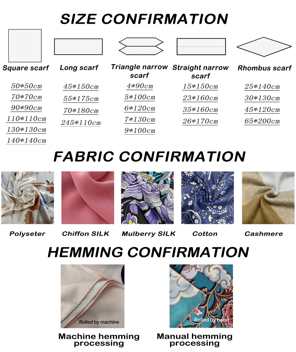 Custom 100% Silk Scarves Digital Printing | 20 MOQ Oeko-Tex Certified Corporate Gifts