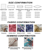 Custom 100% Silk Scarves Digital Printing | 20 MOQ Oeko-Tex Certified Corporate Gifts