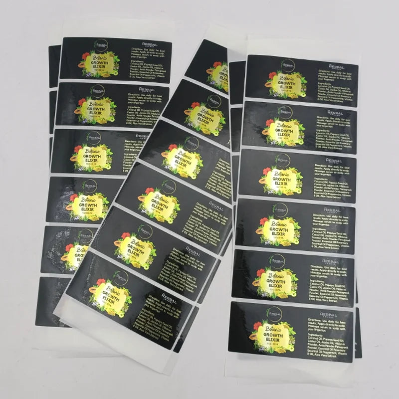 Custom Waterproof Vinyl Roll Labels with Logo | MOQ 100