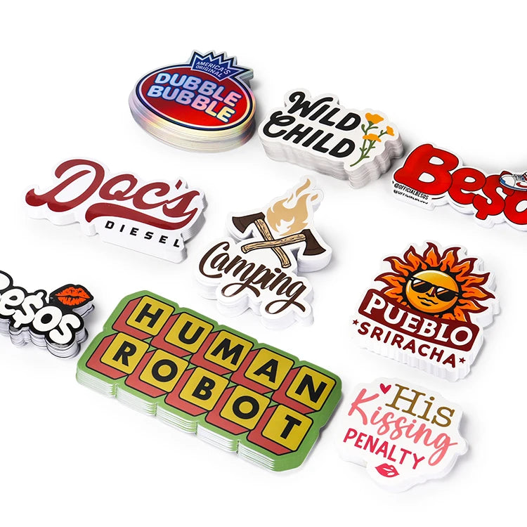 Custom Die Cut Vinyl Stickers with Logo | MOQ 500 Pcs