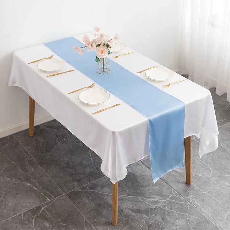 Satin Table Runners | 12×108 Inch | Stocked | MOQ 10