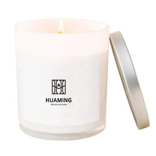 Private Label Soy Wax Candle | 8 oz | Glass Lid | 1000 MOQ