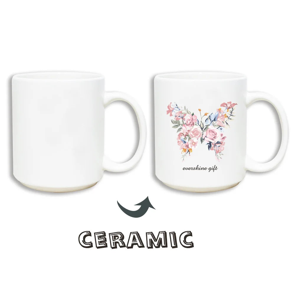 Custom Ceramic Sublimation Mugs | 11oz White Coffee Mugs