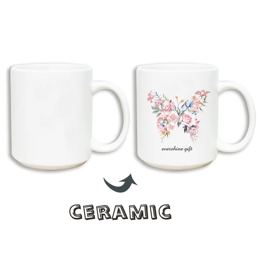 Custom Ceramic Sublimation Mugs | 11oz White Coffee Mugs