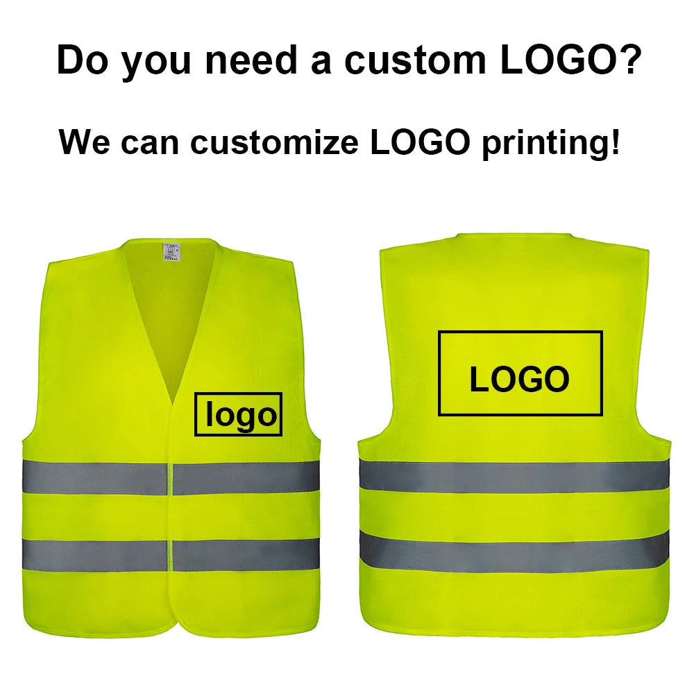 ANSI Class 2 Safety Vest 500pcs MOQ | 8 Colors, S-5XL, Custom Logo from $0.10/piece for Construction