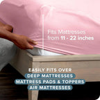 100% Organic Cotton Bed Sheets | 300 Thread Count | 4-Piece Set | Custom Size | Grade A