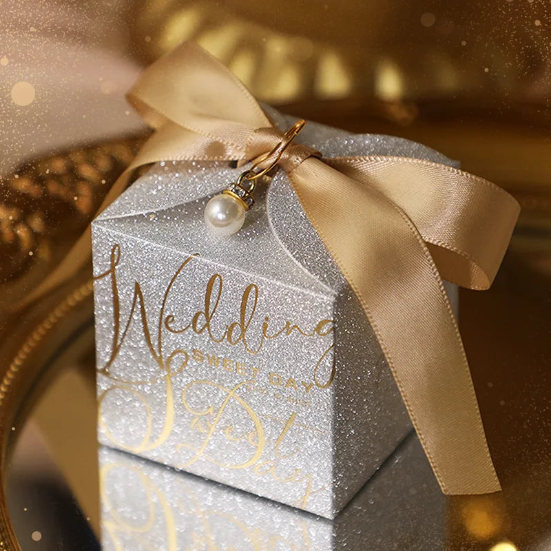 Luxury Glitter Favor Boxes | Wedding Favors | MOQ 50
