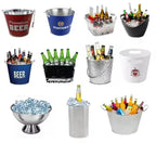 Custom Branded Ice Bucket with Logo | 5L Metal