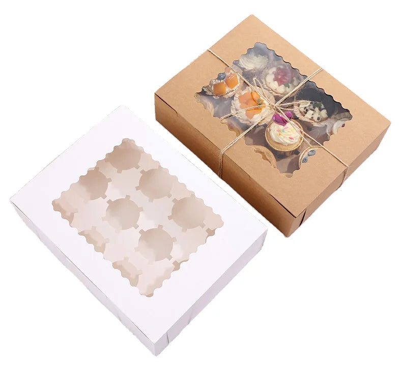 Eco Friendly Black Cookie Box with Logo | MOQ 500