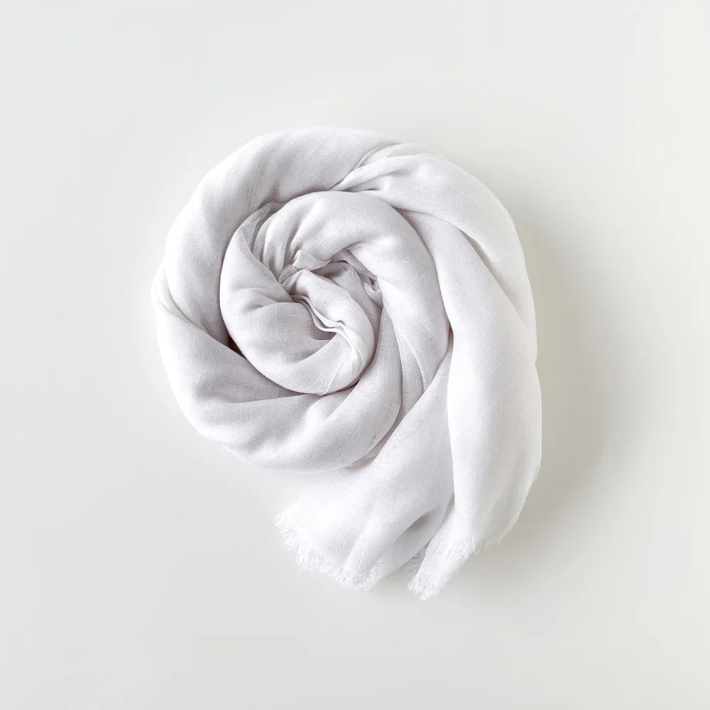 Custom Bamboo Knot Cotton Scarves 180x80cm | 18 Colors | Bulk Boutique Scarves