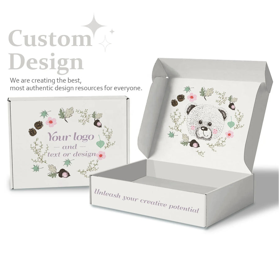 Collapsible Corrugated Box Custom Print | 500 MOQ, Free Sample, 8 Finishing Options
