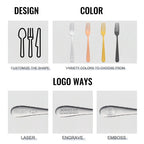 24-Piece Gold Flatware Set | PVD Coating | EU/FDA Certified | 100 MOQ