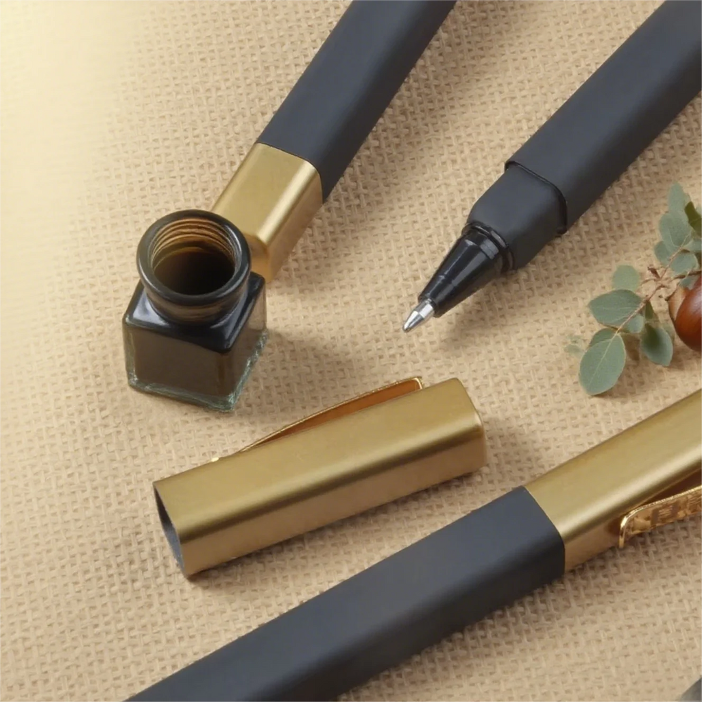 Custom Square Metal Ballpoint Pen with Logo | MOQ 500