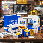 Custom Fast Food Boxes | 5,000 Pcs MOQ, 7-Day Lead | Food-Grade