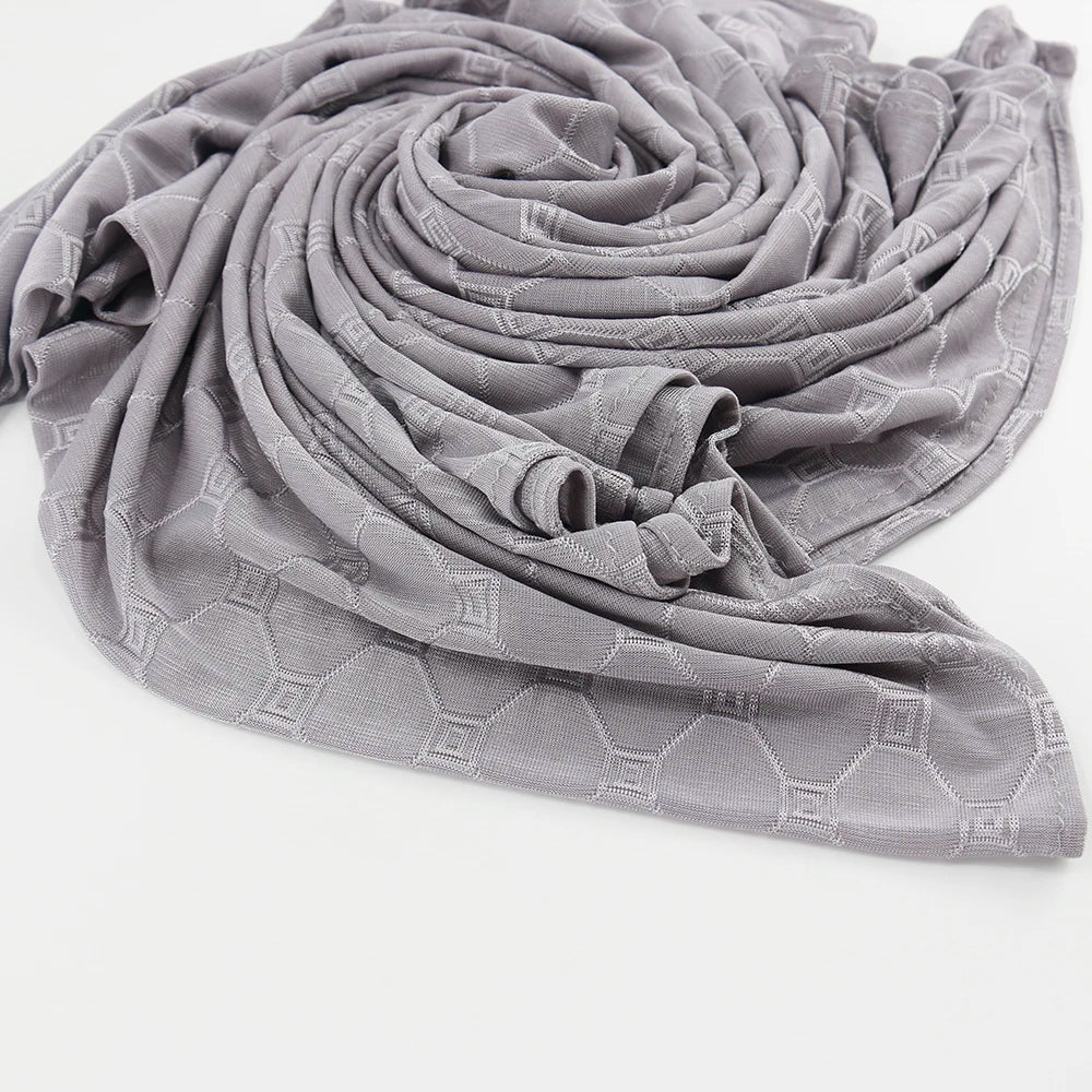 Custom Cotton Jersey Hijab Scarf | 12 MOQ | Custom Logo Printing | Modest Fashion