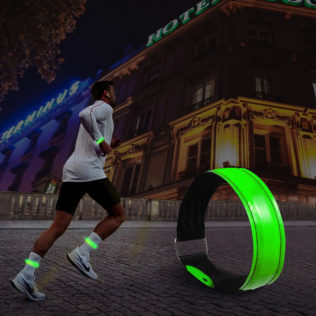 Custom LED Safety Armband with Logo | MOQ 1 pc