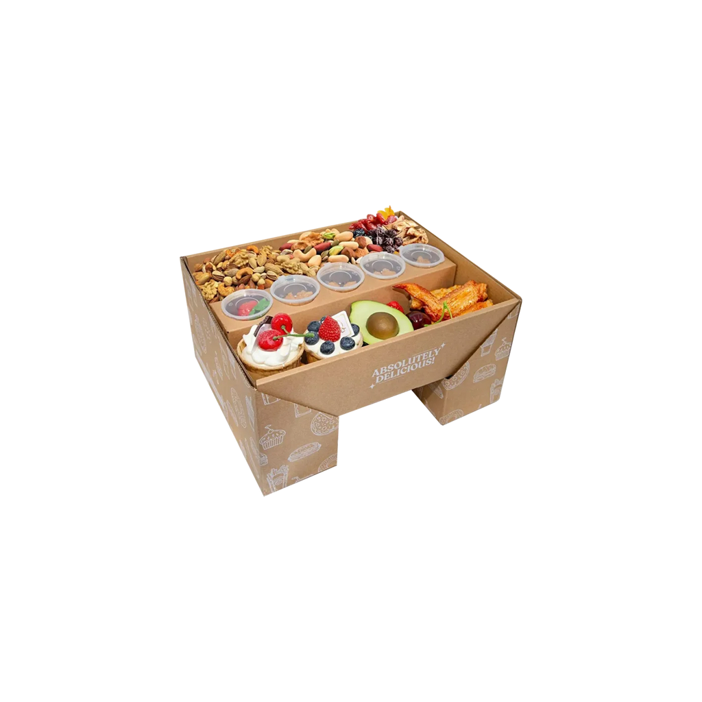 Custom Kraft Paper Window Pastry Box | Recycled Biodegradable Takeaway Box