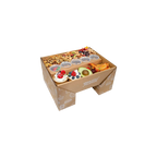 Custom Kraft Paper Window Pastry Box | Recycled Biodegradable Takeaway Box