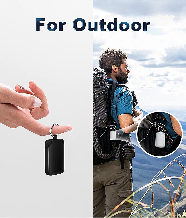 Custom Mini Power Bank 2000mAh 4000mAh | Keychain Portable Charger with Cable