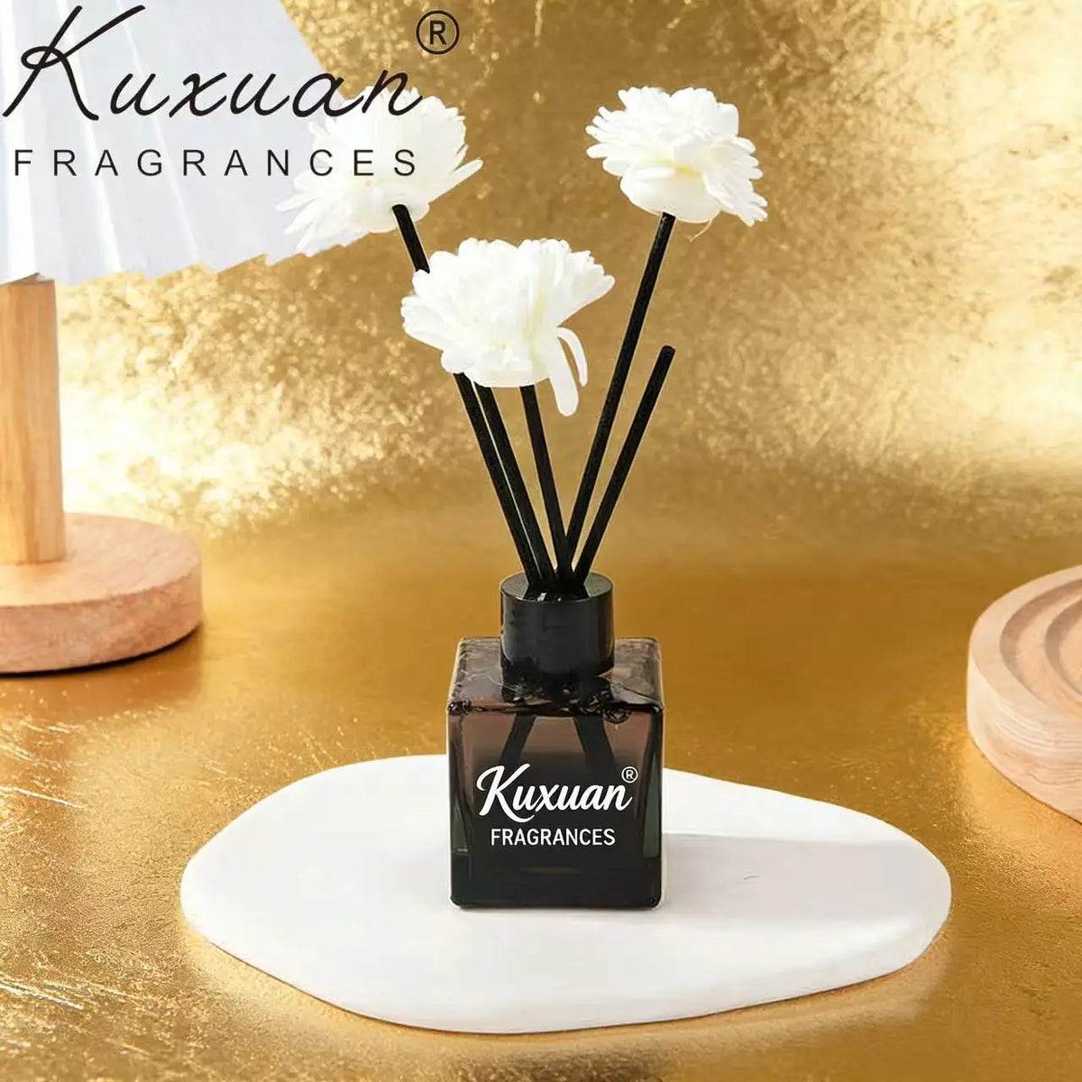 Reed Diffuser Set with Logo | Alcohol-Free | 14-Day Lead Time