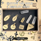 Custom Stainless Steel Jewelry Tags with Engraving | MOQ 1