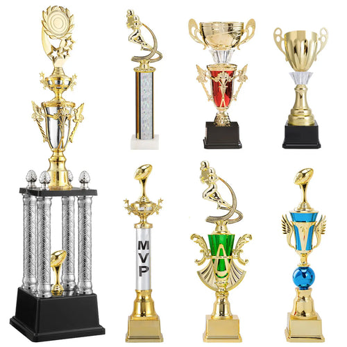 Custom Plastic Trophy Cup with Logo | MOQ 10 Pcs