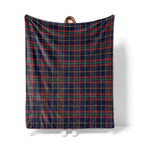 Custom Flannel Fleece Blanket | Recycled Polyester | Jacquard & Embroidery | MOQ 20 Pieces