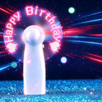Custom LED Fan 11.6cm | Portable Message Display | Wedding Concert Giveaways
