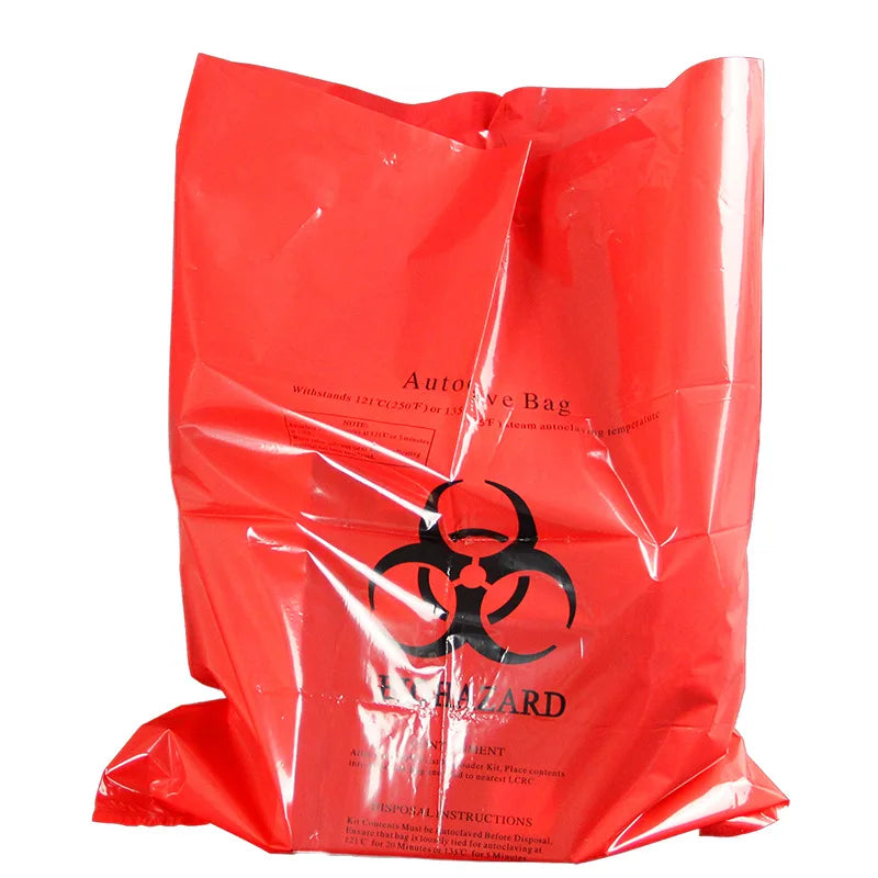 BSCI/ISO Certified Medical Waste Bags | Custom Biohazard Printing | Bulk