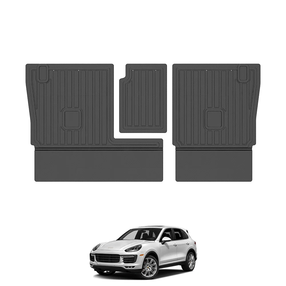 Porsche Cayenne 958 Full Set Floor Mats and Trunk Liner 2011-2018 Custom Fit All-Weather TPE