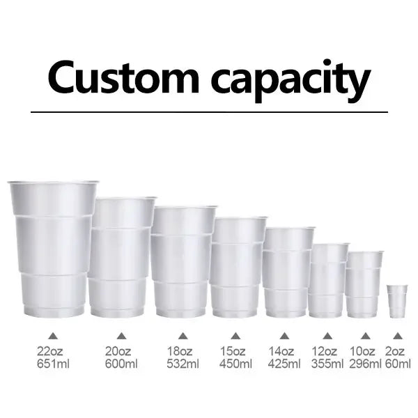 Custom 16oz Aluminum Tumbler | Food-Grade | Reusable Drinkware | Bulk Logo