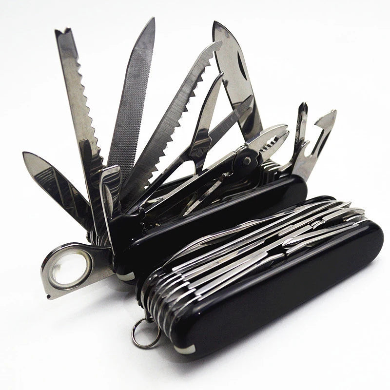 Custom Stainless Steel Multi-Function Swiss Knife | MOQ 10 pcs