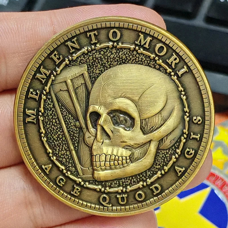 Custom Metal Challenge Coin with 3D Antique Gold | MOQ 10