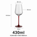 Vintage Crystal Wine Glasses: 500 MOQ, 14-Day Lead, LFGB Certified | Custom 500-1000ml Goblets