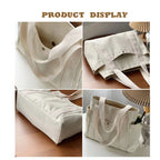 Custom Canvas Tote Bag | Multi-Pocket, Zipper Closure | 100 MOQ