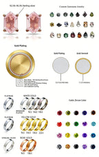 Custom Stainless Steel Jewelry with Logo | 304/316L, PVD Plating