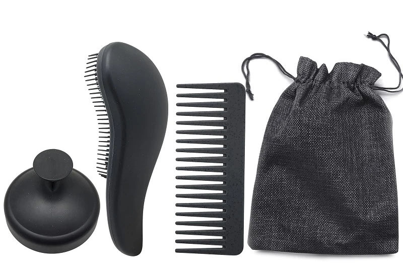 Custom Hair Brush Set with Logo | 50 MOQ | Eco-Friendly