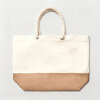 Custom Oversized Canvas Tote Bag with Logo | 100 MOQ