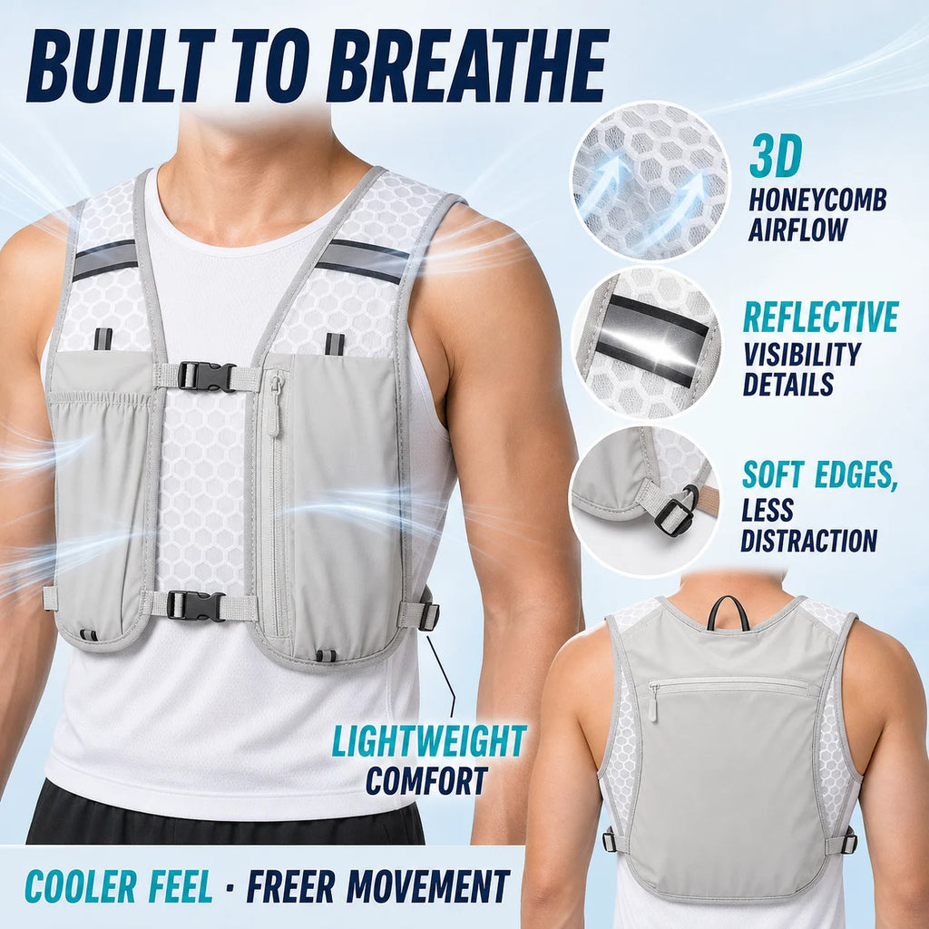 Custom Running Bag with Logo | Reflective Nylon | MOQ 100