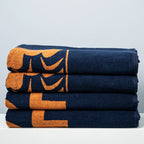 New Custom Cotton Terry Jacquard Beach Towel for Luxury Outdoor Pools