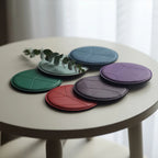 Custom Leather Coasters with Logo | Full Grain | 200 MOQ | Free Logo
