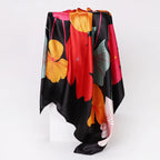 Custom Printed 90cm Square Scarf | 10 Pcs MOQ Wholesale Silk/Polyester Shawl