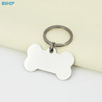 Custom Stainless Steel Pet ID Tags with Laser Engraving | 100 MOQ for Dog Tags & Keychains