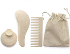Custom Hair Brush Set with Logo | 50 MOQ | Eco-Friendly