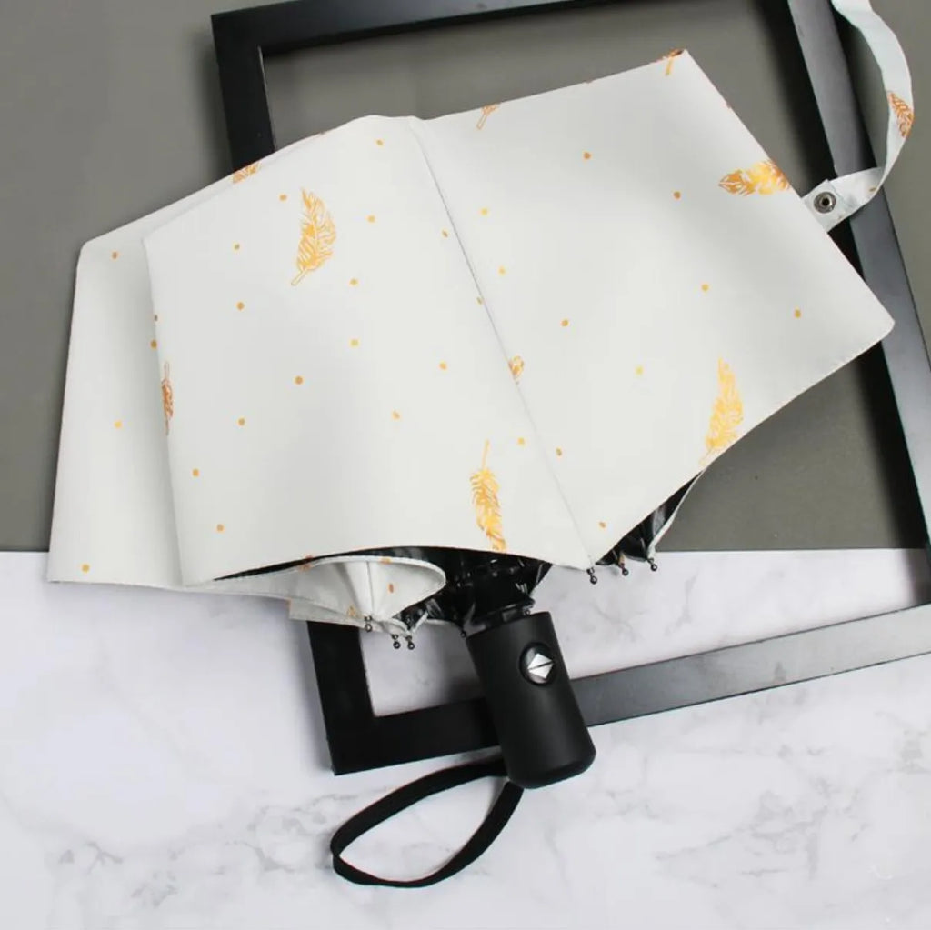 Custom 190T Pongee Umbrella with Logo | 100 MOQ Fully Automatic