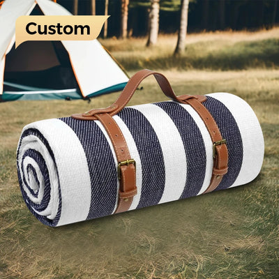 Custom Waterproof Picnic Blanket with Logo | Oxford, 50 MOQ, OEKO-TEX Certified