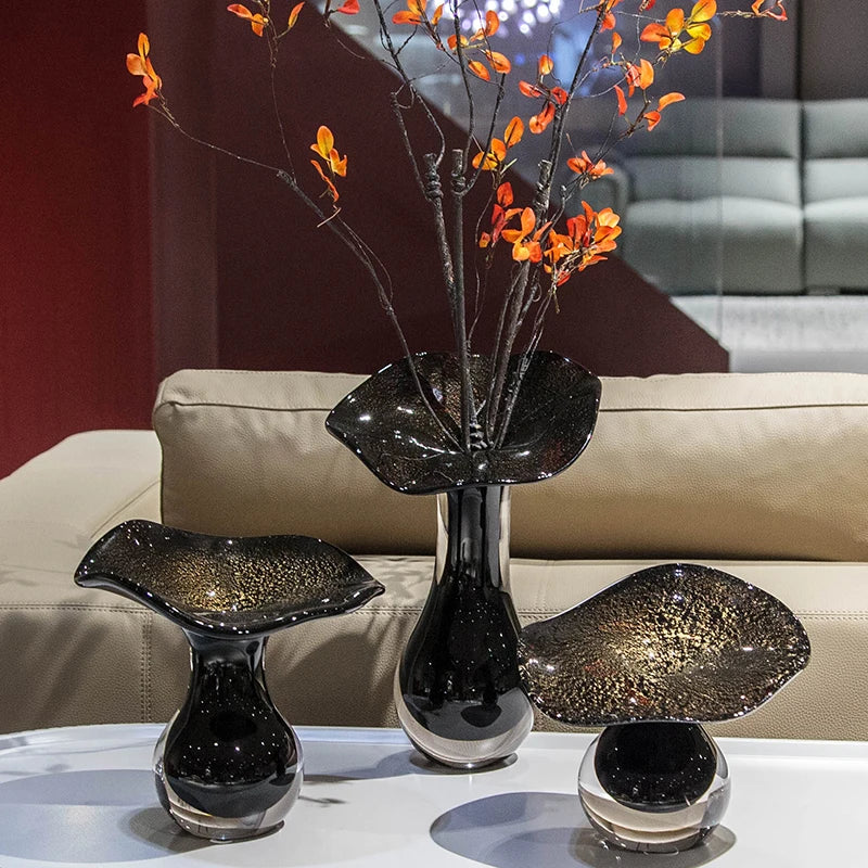 Hand-Blown Glass Vase | 1 MOQ for Luxury Home Decor & Hospitality